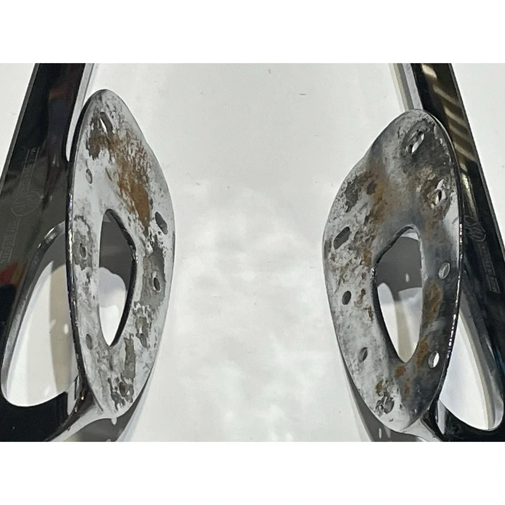 Vintage MK Phantom Figure Skating Blades Size 10 Howard Cracker Engraved England